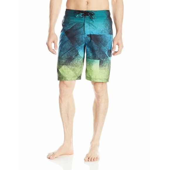 Speedo Mens Prism Blend E-Board Boardshorts Shorts Swim Trunks Suit Size Large - Picture 1 of 5